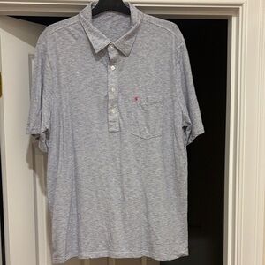 Criquet Heather Gray pocket Polo Shirt